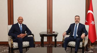 Dışişleri Bakanı Fidan, ABD'nin Ankara Büyükelçisi Barrack'ı kabul etti