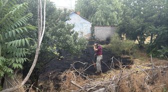 Eskişehir'de ot yangını büyümeden söndürüldü