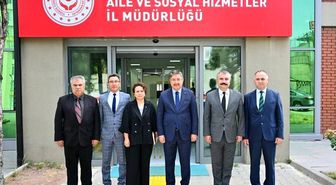 Eskişehir Valisi Yılmaz, Aile ve Sosyal Hizmetler İl Müdürlüğü'nde brifing aldı