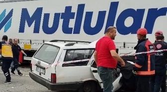 Giresun'da otomobil TIR'a çarptı: 1 ölü, 1 yaralı