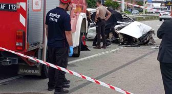 Giresun'da trafik kazası: 1 ölü, 1 yaralı
