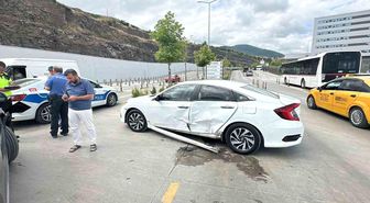 Samsun Şehir Hastanesi yerleşkesinde kaza: 1 yaralı