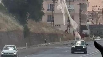 Siirt'te elektrik direğinde çıkan yangın paniğe neden oldu