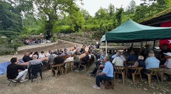 Sinop'ta yağmur ve bereket duası