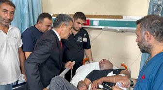 Vali Ekici, Cudi Dağı dönüşünde yaralanan 34 vatandaşı ziyaret etti