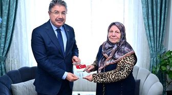 Vali Yılmaz, vefat eden Kıbrıs gazisi Tınmaz'ın ailesine taziye ziyareti yaptı