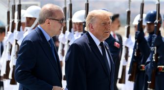 Erdoğan Trump'ı Ankara'da karşıladı