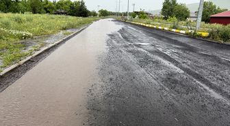 Ardahan'da şiddetli sağanak etkili oldu