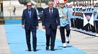 Beştepe'de Trump'a resmi tören