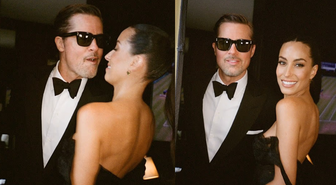 Brad Pitt'ten 29 yaş küçük sevgilisiyle aşk dolu pozlar