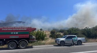 Çanakkale'de ormanlık alanda çıkan yangın söndürüldü