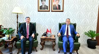 Eskişehir Cumhuriyet Başsavcılığına atanan Deniz, Vali Yılmaz'ı ziyaret etti