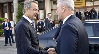 Fransa Cumhurbaşkanı Macron ve Yunanistan Başbakanı Miçotakis Ankara'da