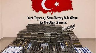 Mardin'de sigara kaçakçılığı operasyonlarında 4 şüpheli hakkında işlem yapıldı