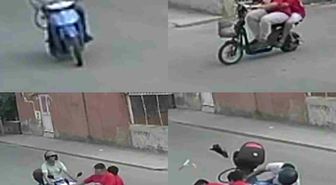 Motosikletler kafa kafaya çarpıştı: 3 yaralı