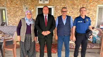 Şuhut'ta Kaymakam Eser, Şehit Babası Lokman Çubuk'u Evinde Ziyaret Etti