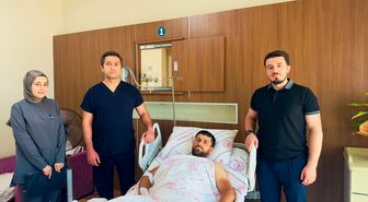 Siirt'te bacağını beton mikserine kaptıran kişi ameliyatla sağlığına kavuştu