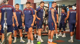 Trabzonspor'da sabah mesaisi
