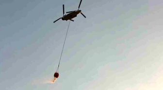 Türkiye'nin en büyük yangın söndürme helikopteri sahaya indi