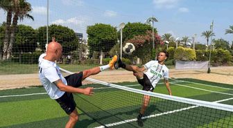 Alanya'da geleneksel futnet ayak tenisi turnuvası başlıyor