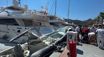 Bodrum'da botta meydana gelen patlamada 1 kişi yaralandı