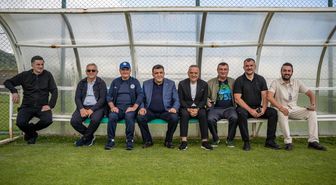 Çaykur Rizespor Başkanı Saruhan'dan Erzurum kampına ziyaret
