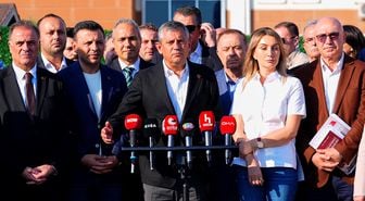 CHP Grup Başkanı Özgür Özel, Silivri'de konuştu