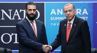 Erdoğan, Suriye Devlet Başkanı Ahmed Şara'yı NATO Zirvesi'nde Kabul Etti