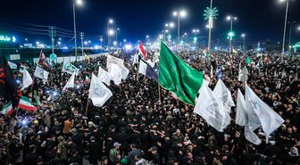 Eski İran lideri Hamaney için Irak'ın Kerbela kentinde cenaze töreni düzenleniyor