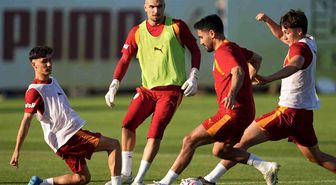 Galatasaray, günü çift antrenmanla tamamladı