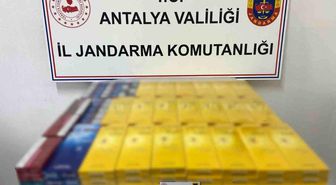 Gazipaşa'da 145 karton kaçak sigara ele geçirildi