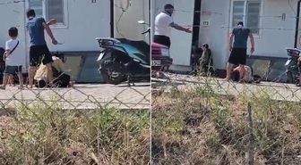 Kan donduran görüntü! Her şey çocuklarının gözleri önünde yaşandı