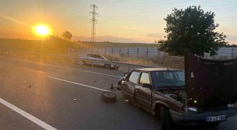 İpsala'da meydana gelen kazada 1 kişi ağır yaralandı