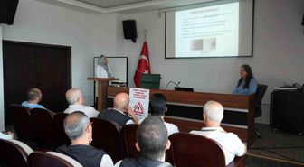 Kütahya'da OBM personeline KKKA hastalığına karşı bilgilendirme eğitimi