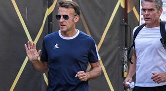 NATO ANKARA ZİRVESİ - Fransa Cumhurbaşkanı Macron, Ankara'da koşu yaptı