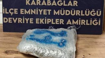 Polisten kaçan motosikletliden 1 kilo 200 gram uyuşturucu çıktı