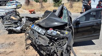 TIR'a arkadan çarpan otomobilin sürücüsü ağır yaralandı