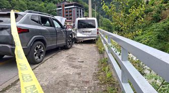 Trabzon'da trafik kazası: 7 Arap turist yaralı