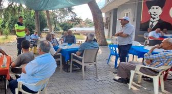 Uşak'ta çiftçilere traktör kazalarına karşı bilgilendirme semineri