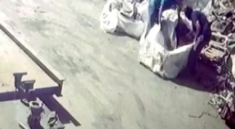 Yüzlerinde maskeyle gelip 250 bin TL'lik bakır çaldılar
