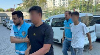 Büfeyi kundaklayan çocuklar yakalandı