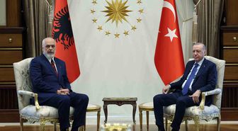 Cumhurbaşkanı Erdoğan, Arnavutluk Başbakanı Rama ile görüştü