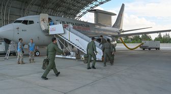 E-7T uçağı hava güvenliği görevini tamamladı