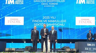 Ferrero Fındık, Fındık ve Mamulleri Sektörünün İhracat Şampiyonu Oldu
