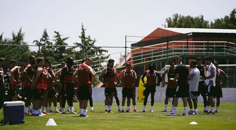 Gaziantep FK'de futbolcular, dayanıklılık ve kondisyon testinden geçti