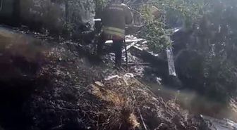Kırıkhan'da bahçe yangını