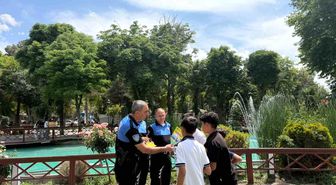Malatya'da polis ekiplerinden boğulma vakalarına karşı farkındalık çalışması