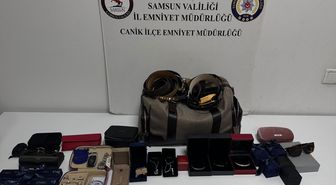 Samsun'da 6 milyon lira değerinde mücevher çalan şüpheli yakalandı