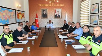 Tekirdağ'da Velimeşe köprülü kavşak projesi toplantısı yapıldı