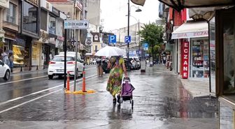 Tekirdağ'da yağmur etkili oldu